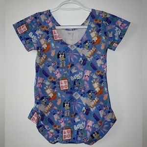GIRLS BLUEY ONE PIECE LEOTARD